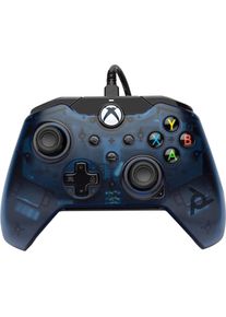 pdp Wired Controller (Xbox Series X, Xbox One X, Xbox One S, Xbox Series S, PC), Gaming Controller, Blau