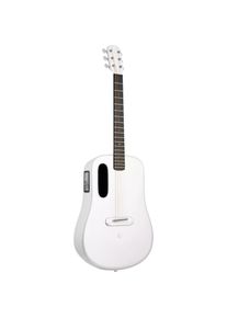 la.va Akustikgitarre, Me 4, 38", White, Airflow Bag (Akustik Gitarre, Hochdrucklaminat (HPL)), Gitarre, Weiss