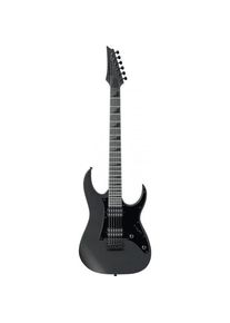 Ibanez gitaar GRGR131EX-BKF Black Flat (E-Gitarre, Pappel, Pappelholz, Ahorn), Gitarre, Schwarz