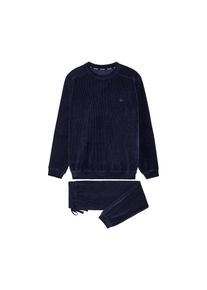 HOM Loungeanzug ' Ronnie HOMewear ' Herren blau Größe S Unifarben