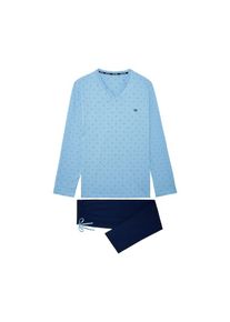 HOM Pyjama ' Walter Long Sleepwear ' Herren blau Größe S