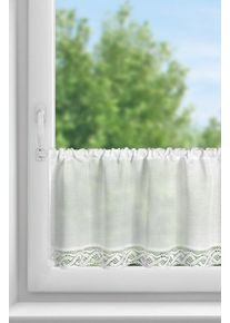 ArtFir Krátka záclona VINCE P | biela 100 x 40 cm