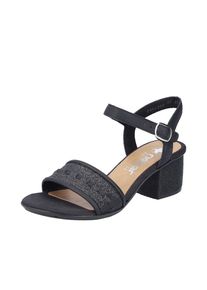 Rieker Sandales à lanières Femme noir taille 36