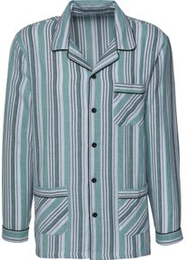 Herren Pyjama grün-gestreift Größe 48/50