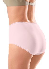 w&auml;schepur Damer H&ouml;ga trosor med gl&auml;nsande avslut vita + f&auml;rg Gr&ouml;&szlig;e 48