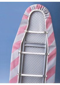unisex Spanelastiek voor de strijkplank in zilver ,maat 3-dlg. set, WITT, 75% Polyester, 15% Latex, 10% Metaal