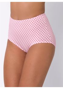 Dames Tailleslip met katoenen kruisje in mauve/roze ,maat 36/38, WITT, 95% Katoen, 5% Elastan