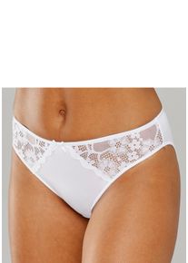 Damen Slip in blau+mandarine+weiß ,Größe 32/34, Witt, 86% Polyester, 14% Elasthan