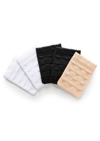 BH-bandsf&ouml;rl&auml;ngare (5-pack) med 3 hakar och hyskor - beige - storlek Onesize - bonprix
