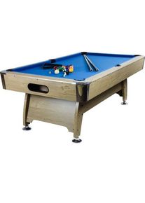 GamesPlanet® Biliárdasztal PREMIUM Kék világos 7ft