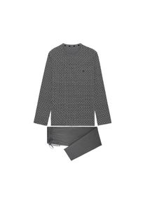 HOM Pyjama ' Waldorf Long Sleepwear ' Herren grau Größe S