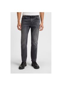 BOSS Orange, Herren, Regular-fit-Jeans &raquo;Re Maine&laquo; mittlere Bundh&ouml;he, gerade Passform, authentische Waschung, Medium Grey030, L&auml;nge 32, 30 -L&auml;nge 32, 