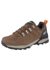Jack Wolfskin, Damen, Wanderschuh &raquo;REFUGIO TEXAPORE LOW W&laquo; Wasserdicht, Trekkingschuh, braun, 38, braun, Funktionaler Outdoorschuh von Jack Wolfskin
