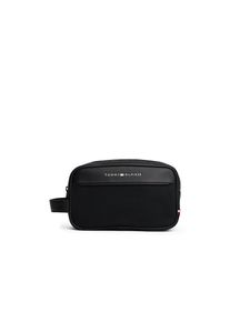 Tommy Hilfiger , Kulturbeutel »TH FOUNDATION WASHBAG«, Men Minibag, Hygienebeutel mit praktischer Handschlaufe , schwarz