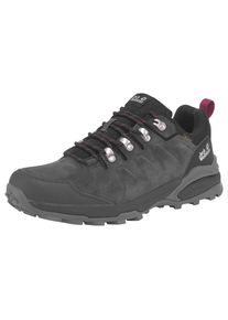 Jack Wolfskin, Damen, Wanderschuh &raquo;REFUGIO TEXAPORE LOW W&laquo; Wasserdicht, Trekkingschuh, schwarz, 39,5, schwarz, Funktionaler Outdoorschuh von Jack 