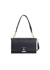 Tommy Hilfiger , Umhängetasche »TH HER MED CROSSOVER CORP«, Damen Handtasche, Clutch, seitliche Besätzen in Tommy Farben , dunkelblau