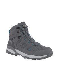 Jack Wolfskin, Damen, Wanderschuh &raquo;TRAIL HIKER TEXAPORE MID W&laquo; wasserdicht, Trekkingschuh, grau-blau, 39, grau-blau, Vielseitiger Wanderschuh von Jack