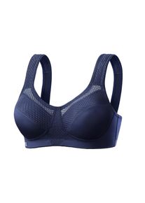H.I.S. H.I.S, Sport-BH ohne B&uuml;gel aus schnell trocknendem COOLMAX -Material, dunkelblau, Sport-BH