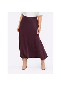 sheego , Faltenrock , burgund , 44 , 44