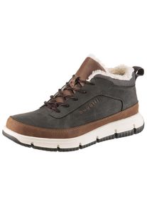 Bugatti , Sneaker, High Top Sneaker, Schnürboots mit modischer Profilsohle, Warmfutter , braun , 41 , 41 , Bugatti Winterboots in lässigem Style