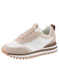 Marc O'Polo Marc O'Polo, Damen, Slip-On Sneaker &raquo;BJORNA&laquo; Halbschuh, Freizeitsneaker, Profilsohle, mit Memory Foam-Ausstattung, offwhite-hellbeige, 39, offwhite-