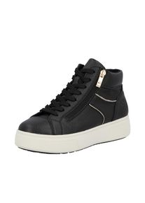 Rieker , Plateausneaker, Stiefelette, Boots, High Top Sneaker mit seitlichem Reißverschluss , schwarz , 38 , 38 , Obermaterial aus pflegeleichtem...