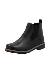Rieker, Damen, Chelseaboots Stiefelette, Schlupfboots, Stretcheinsatz, mit Innenrei&szlig;verschluss, schwarz, 39, schwarz, Chelseaboots mit 