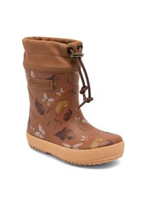 bisgaard , Kinder , Gummistiefel »thermo« Boots mit Lammwolle, Größenschablone zum Download , beige fallen leaf brown , 32 , 32 , Wasserabweisender...