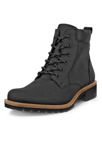 Ecco, Damen, Schn&uuml;rboots &raquo;ELAINA&laquo; Schn&uuml;rstiefelette, Boots mit Profilsohle, schwarz, 36, schwarz, Klassische Stiefelette zum Schn&uuml;ren