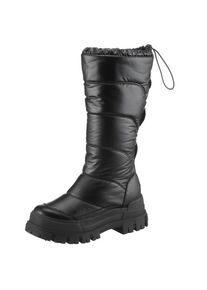 Buffalo , Winterstiefel »ASPHA SNOW PUFFER«, Snowboots, Winterboots, mit kräftiger Profilsohle , schwarz , 37 , 37 , Trendiger Winterstiefel mit...
