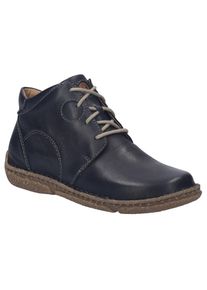 Josef Seibel , Schnürstiefelette »Neele 46«, Freizeitschuh, Komfortschuh mit Wechselfußbett aus Leder , schwarz , 42 , 42 , Bequeme Stiefelette mit...