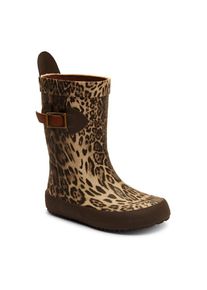 bisgaard , Kinder,Juegendliche , Gummistiefel »scandinavia« Boots mit Wechselfußbett, Größenschablone zum Download , leopard , 25 , 25 ,...