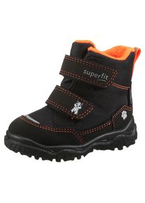 Superfit , Kinder , Winterboots »HUSKY1 WMS: mittel« Snowboots mit wasserdichtem SYMPATEX, Größenschablone zum Download , schwarz-orange , 28 , 28...