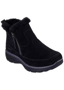 Skechers, Damen, Winterboots &raquo;EASY GOING-COOL ZIP&laquo; Winterschuh, Rei&szlig;verschlussstiefel mit 3M Scotchgard-Impr&auml;gnierung, schwarz, 36, schwarz, Skechers 
