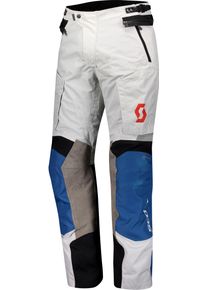 Scott Dualraid Dryo, pantalon en textile imperméable , couleur: Bleu/Gris , taille: XS