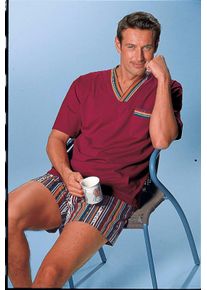 TopTen Heren shortama bordeaux Maat 44/46