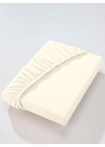 Dormisette unisex Laken in naturel ,maat 1 st. 150x250 cm - Normaal laken, Witt, 100% Katoen