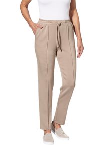 Dames Comfortbroek met biezen sesam Maat 50