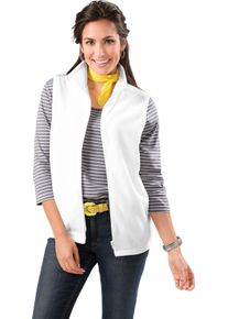 Damska Flísová vesta s úprava proti tvorbe uzlíkov svetlobéžová veľkosť 56