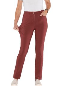 Damska Bengal.nohavice, bočný elastický pás červenohnedá veľkosť 27