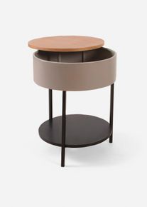 Tavolino con piano girevole, Marrone, Taglia 57 cm, bonprix