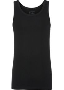 Schiesser Herr Linne svart Gr&ouml;&szlig;e 7