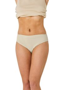 Damska Bikinové nohavičky striebrosivá+piesk.+bord. veľkosť 52/54