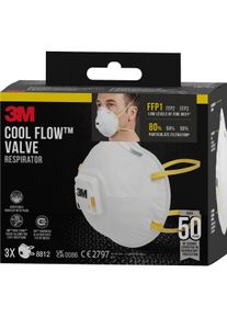 3M, Atemschutzmaske, Aura Maske mit Ventil (FFP1, 3 x)