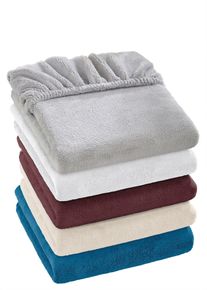 bonprix Prześcieradło z gumką "Cashmere Touch", biały, 100/200 cm