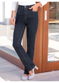 Dames Jeans met comfortband in dark-blue ,maat 36, WITT, 99% Katoen, 1% Elastan