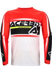 Acerbis Linear Lugo, jersey , color: Red/White/Black , size: L