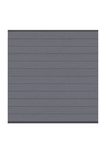 Panneau brise-vue bois composite, TraumGarten SYSTEM anthracite, profil anthracite, Anthrazit