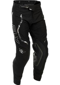 Fly Racing Evolution DST Spark Special Edition, textile pants , color: Black/Silver , size: 30