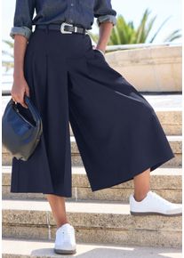 Lascana Damen Hosenrock in navy ,Gr&ouml;&szlig;e 34, Witt, 75% Polyester, 75% Polyester, 7% Elasthan
